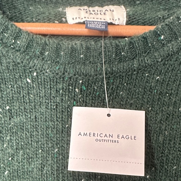 American Eagle Outfitters Dark Green Crewneck Sweater - Picture 3 of 6